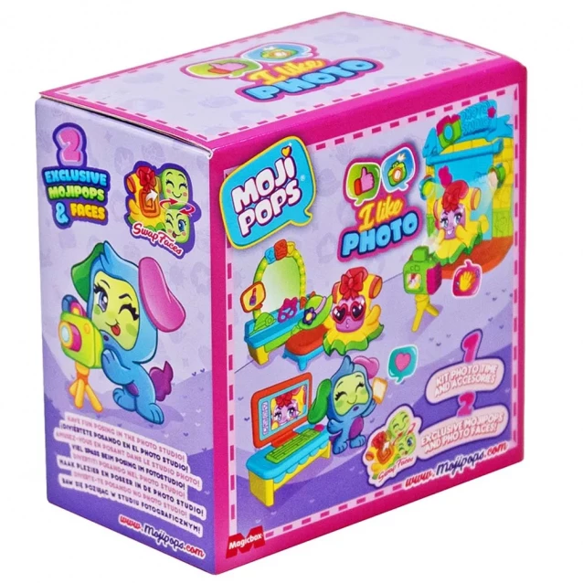 Ігровий набір Moji Pops Box I Like Фотостудія (PMPSV112PL60) - 2