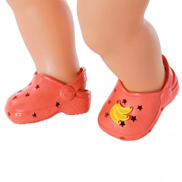 Обувь для куклы Baby Born Сандалии со значками 43 см красные (831809-4) - 2