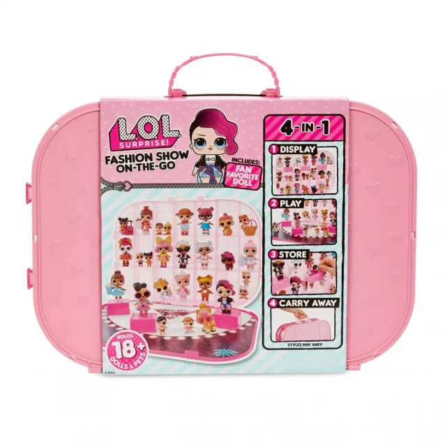 Кейс нежно-розовый и эксклюзивная кукла L.O.L. Surprise! серии Список Мод (562696) - 1