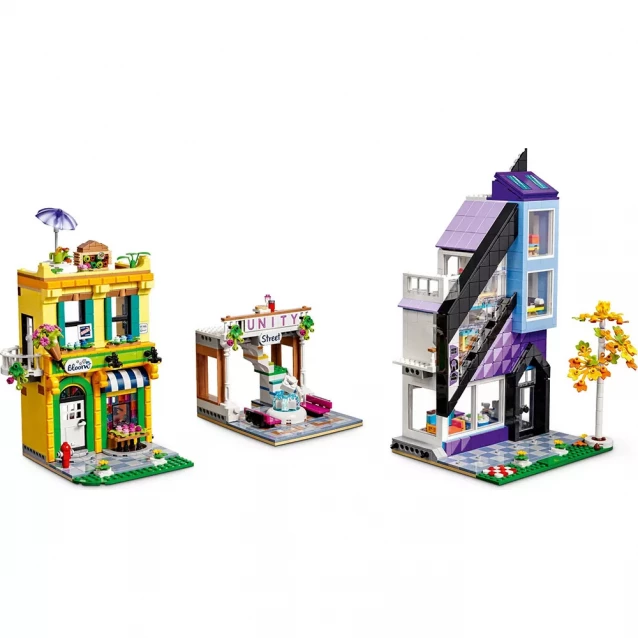 Конструктор LEGO Friends Квіткові та дизайнерські крамниці у центрі міста (41732) - 6