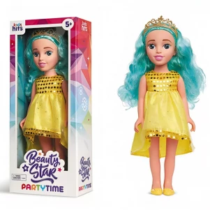 Лялька Kids Hits Beauty Star Party Time у жовтій сукні 46 см (KH40/004) лялька