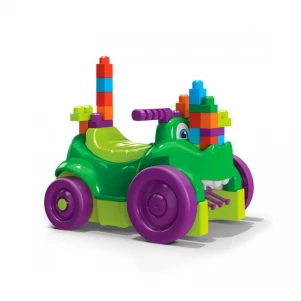Машинка-крокодил Mega Bloks Катайся та збирай кубики (GFG22) дитяча іграшка