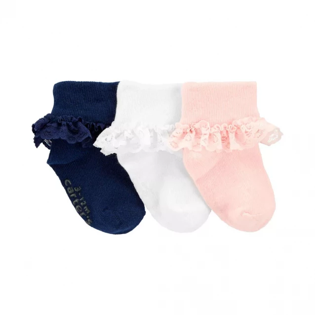 CARTER`S Carter's Шкарпетки для дівчинки, 2J477910 (3 пари) 84-106 cm 2J477910_2T4T - 1
