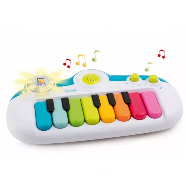 SMOBY Игрушка Cotoons "Пианино" со звуковым и световым эффектами, 12 мес. + - 1
