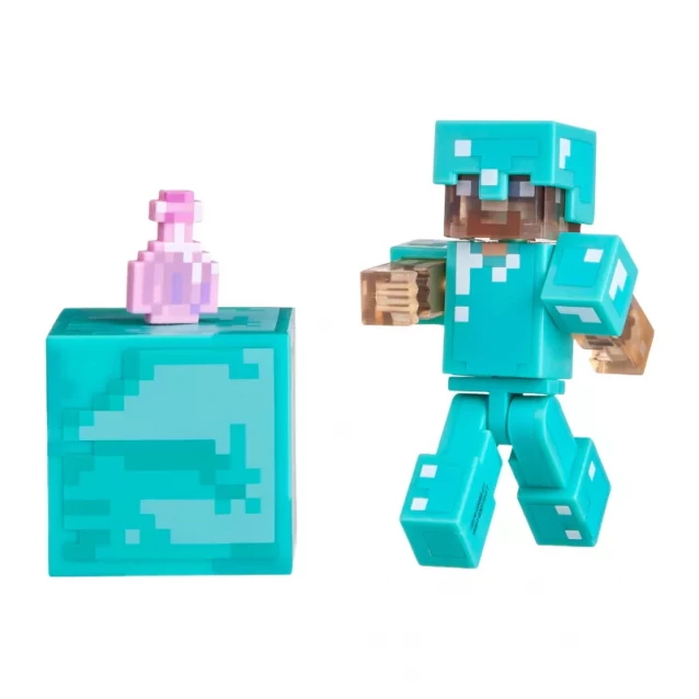 Ігрова фігурка Minecraft Steve with Invisibility Potion Potion серія 4 - 2