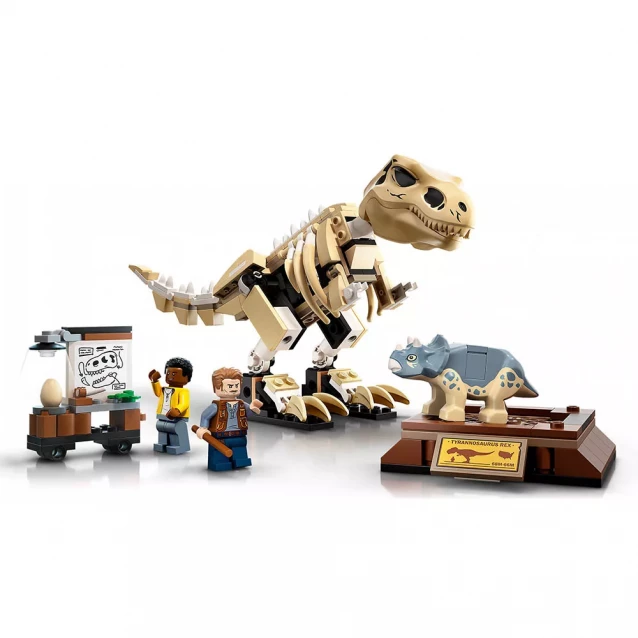 LEGO Конструктор Виставковий скелет тиранозавра 76940 - 3