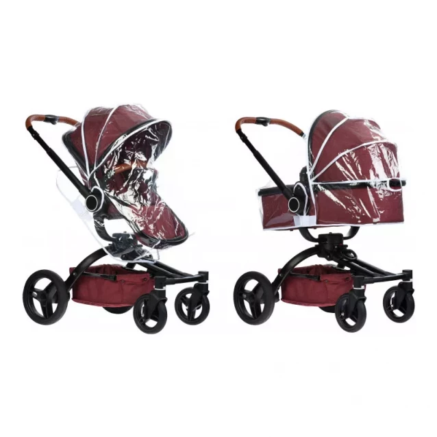 Універсальна коляска 2в1 V-Baby Miqilong X159 червона (X159-05) - 10