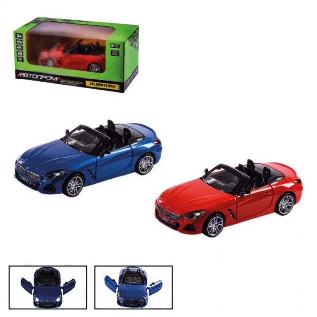 Іграшка машина метал арт. 68412 "АВТОПРОМ", 2 кольор., 1:30 BMW Z4 M40i,у коробці 18*9*8 см - 1