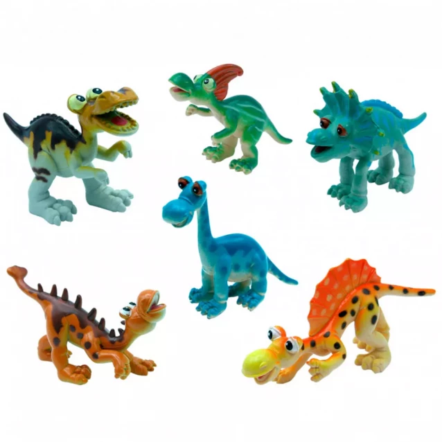 Набор игрушек-фигурок "Динозавры", 6 шт - 2