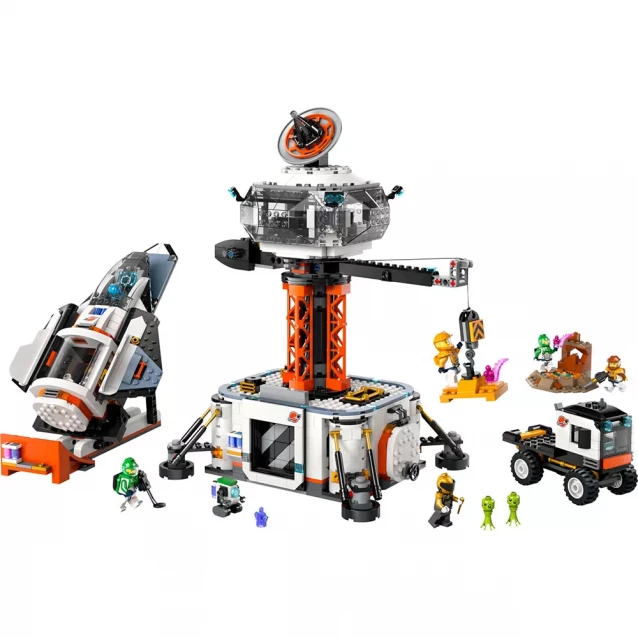 Конструктор LEGO City Космічна база й стартовий майданчик для ракети (60434) - 4