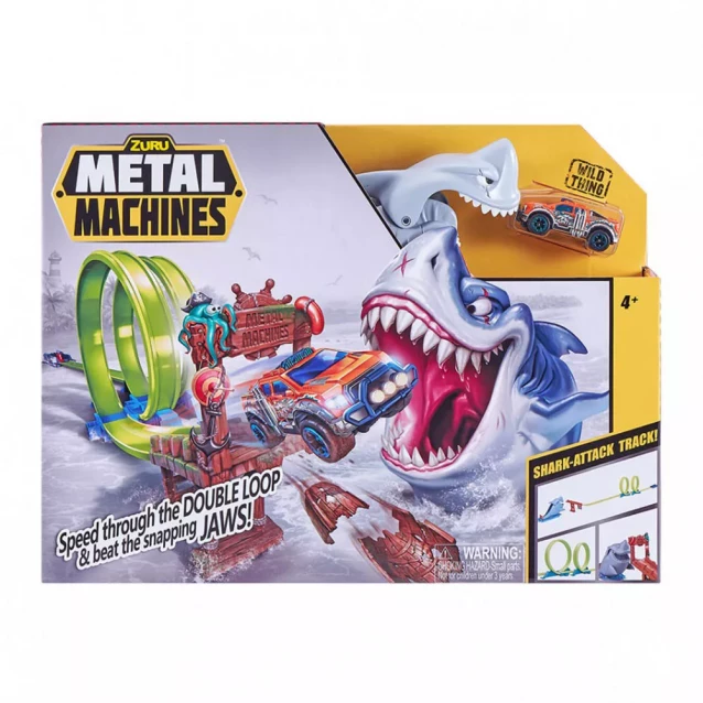 ZURU Ігровий набір METAL MACHINES — Shark/МЕТАЛ МАШИНС—Акула 6760 - 1