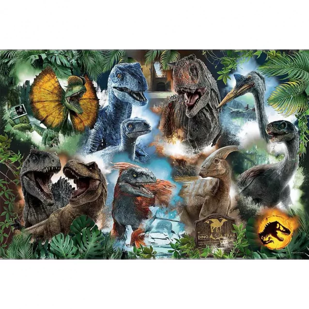 Пазли Trefl Світ динозаврів Улюблені динозаври 300 ел (23013) - 2