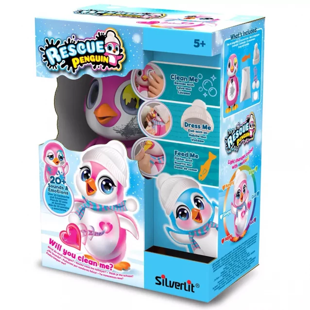 Інтерактивна іграшка Silverlit Врятуй Пінгвіна рожева (88651) - 6