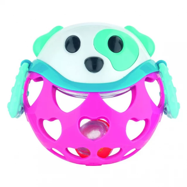 Іграшка з брязкальцем інтерактивна Рожева собачка - 1