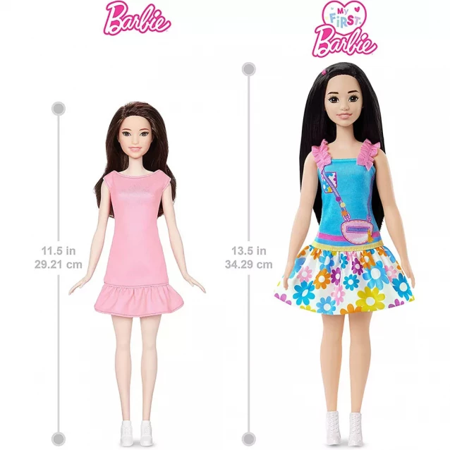 Кукла Barbie Моя первая Барби Брюнетка с белочкой (HLL22) - 3