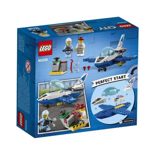 Конструктор LEGO City Повітряна Поліція: Патрульний Літак (60206) - 8