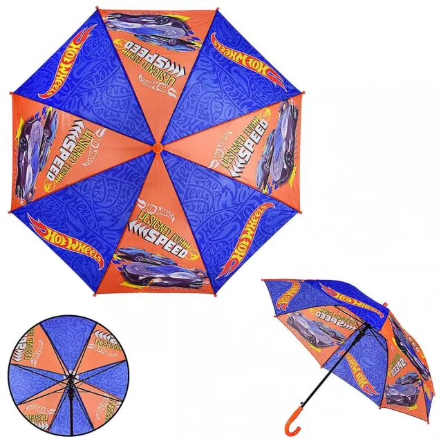 Зонтик детский ПВХ арт PL8205, Хот Уилс, пвх, 67 см, купол 86 см - 1