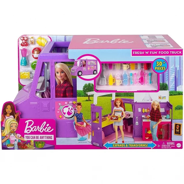 Barbie Фургончик з їжею Barbie GMW07 - 1
