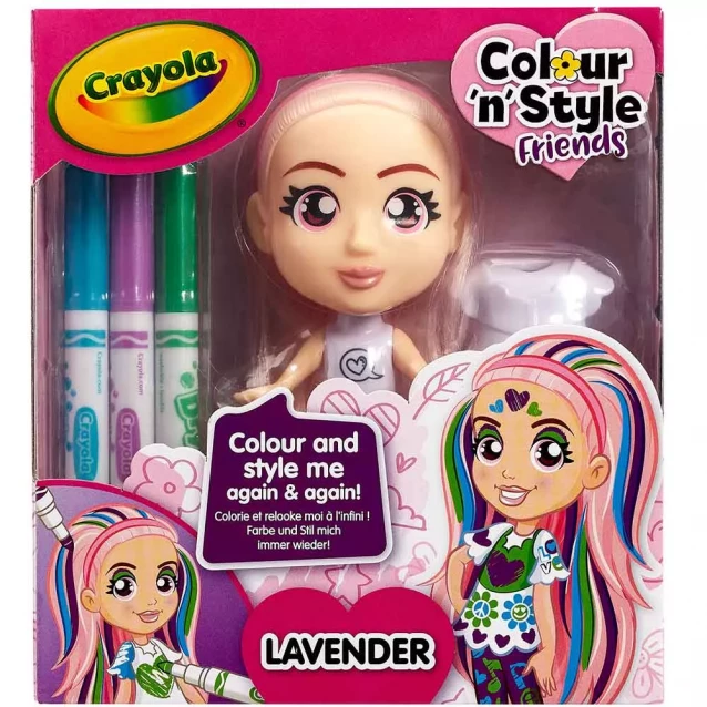 Набір для творчості Crayola Colour n Style Лаванда (918940.005) - 1