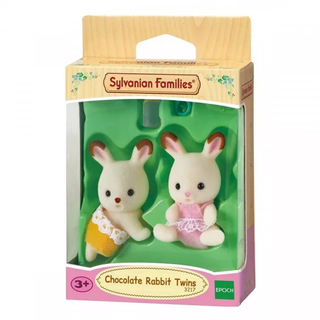 SYLVANIAN Набор Шоколадные Кролики-двойняшки арт. 3217 - 4