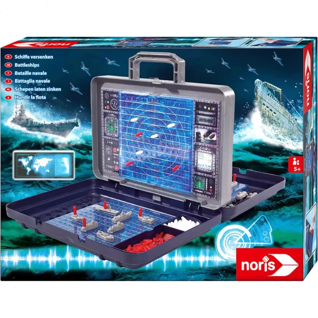 NORIS Игра "Морской бой" в кейсе, 39 х 21 см, 5+ - 4