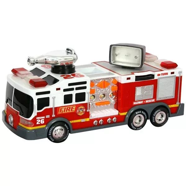 TOY STATE Рятувальна техніка "Пожежна машина" зі світлом і звуком, 13см - 1