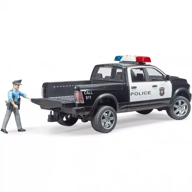 Автомодель Bruder Пікап RAM 2500 та поліцейський 1:16 (02505) - 8
