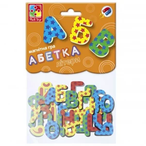 Гра магнітна Vladi-Toys Абетка літери (VT5900-02) дитяча іграшка
