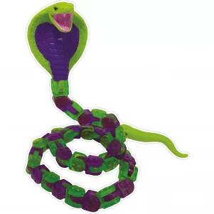 Фігурка Klixx Creaturez Кобра фіолетово-зелена (KX130_A) дитяча іграшка