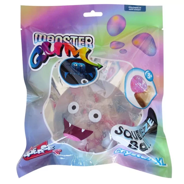 Іграшка-антистрес Monster Gum Squeeze Ball XL Crystal 12 см в асортименті (242979) - 7