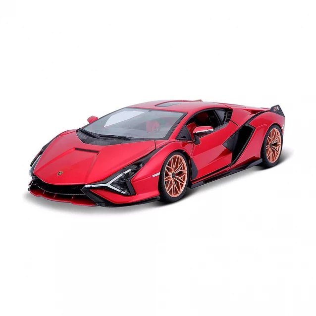 Автомодель Bburago Lamborghini Sian FKP 37 червоний металік, 1:18 (18-11046R) - 1