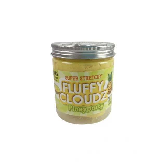 COMPOUND KINGS Лизун Slime - Fluffy Cloudz, аромат "Ананас", 190 g (г) - 1