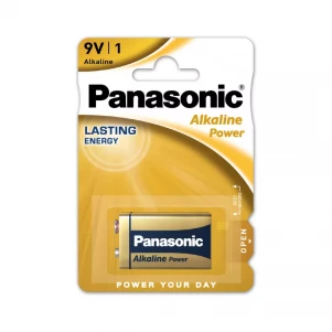Батарейка Panasonic ALKALINE POWER лужна 6LF22(6LR61, MN1604, MX1604) блістер, 1 шт. дитяча іграшка