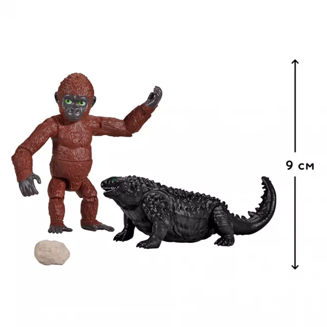 Набір фігурок Godzilla vs. Kong Зуко з песиком Дагом 9 см (35208) - 2