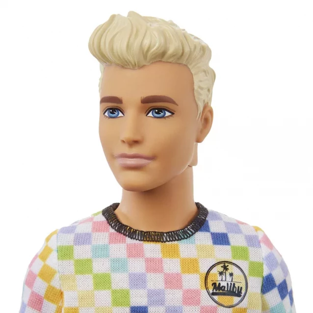 Лялька Barbie Модник Кен у клітчастій футболці (GRB90) - 4