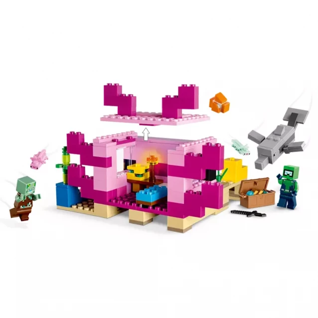 Конструктор LEGO Minecraft Дім-Аксолотль (21247) - 4