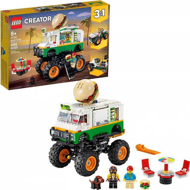 Конструктор LEGO Creator Вантажівка-монстр з гамбургерами (31104) - 1