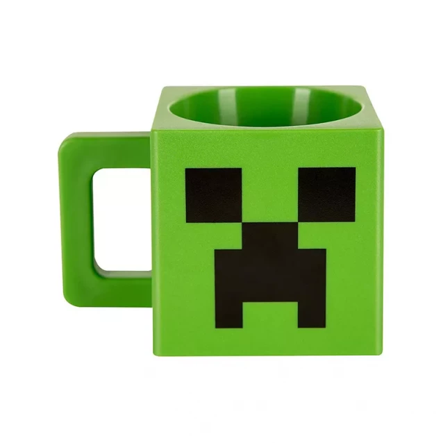 JINX Minecraft Кружка Plastic Creeper Face Mug-N/A-Green (пластикова) - 1