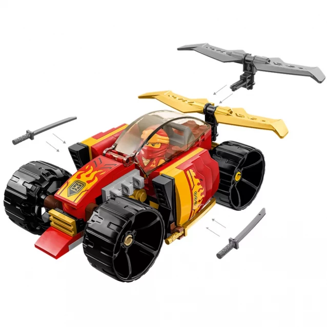 Конструктор LEGO Ninjago Гоночний автомобіль ніндзя Кая EVO (71780) - 5