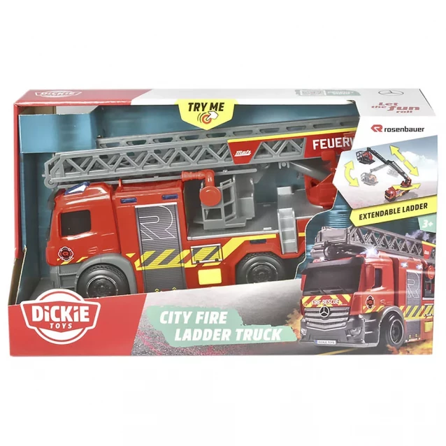 Автомодель Dickie Toys Пожежна машина Мерседес 23 см (3714023) - 1