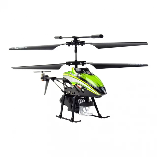 WL Toys Вертоліт 3-к мікро і/ч BUBBLE мильні бульбашки (зелений) - 1