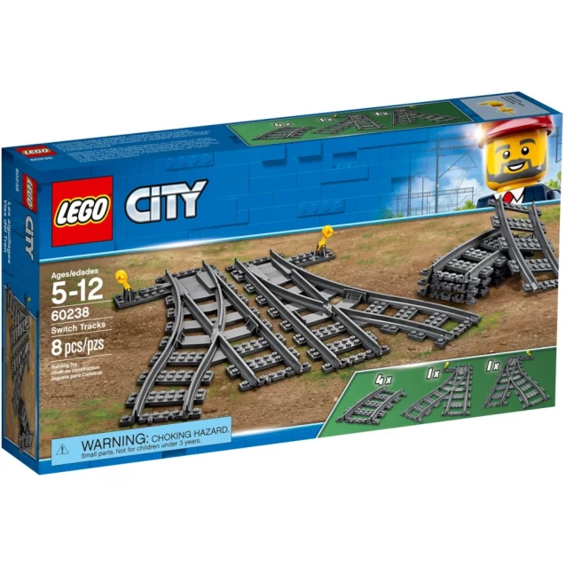 Конструктор LEGO City Стрелочный перевод (60238) - 1