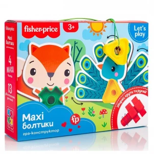 Гра-конструктор Vladi-Toys Fisher-Price Maxi-болтики (VT2905-23) для малюків