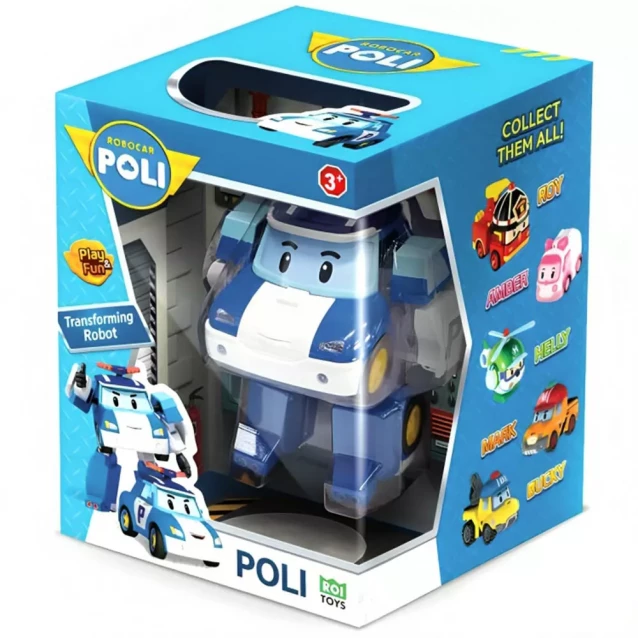 Машинка-трансформер Robocar Poli Робокар Полі 10 см (MRT-0650) - 1