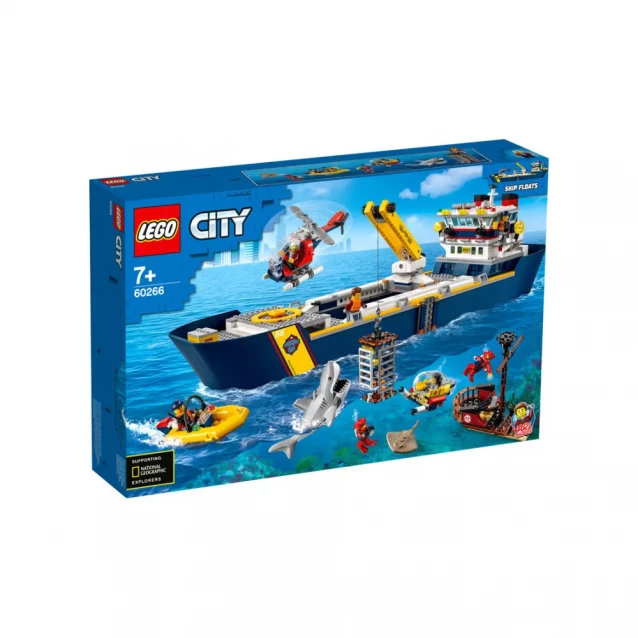 Конструктор LEGO City Океан: научно-исследовательский корабль (60266) - 1