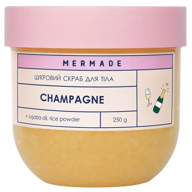 Цукровий скраб для тіла Mermade Champagne 250 г (MRSS0002) - 1