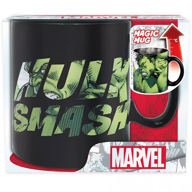 MARVEL Чашка-хамелеон MARVEL Hulk smash (Халк) 460 мл ABYMUG391 - 4