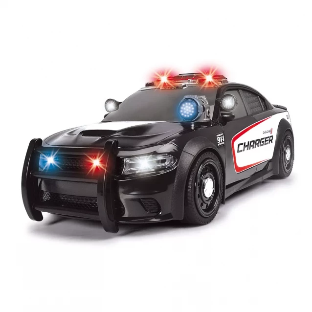 Поліцейська машина "Додж Чарджер" з відкривним багажником, мотор. рух, зв. та св. еф., 33см, 3+ - 1