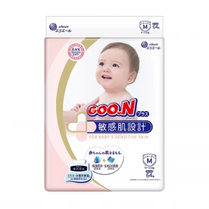 Підгузки Goo.N Plus Розмір M, 6-11 кг 64 од (843335) для малюків