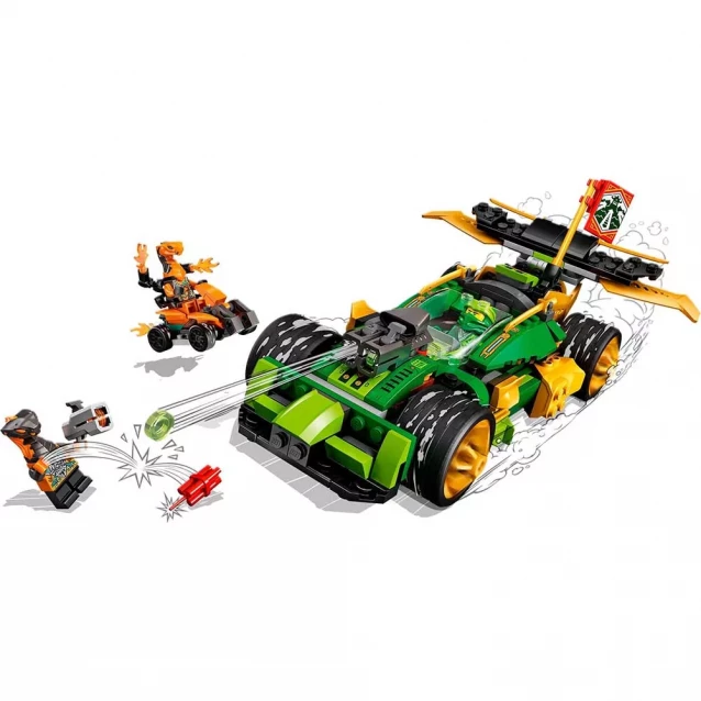 Конструктор Lego Ninjago Гоночний автомобіль Ллойда EVO (71763) - 4